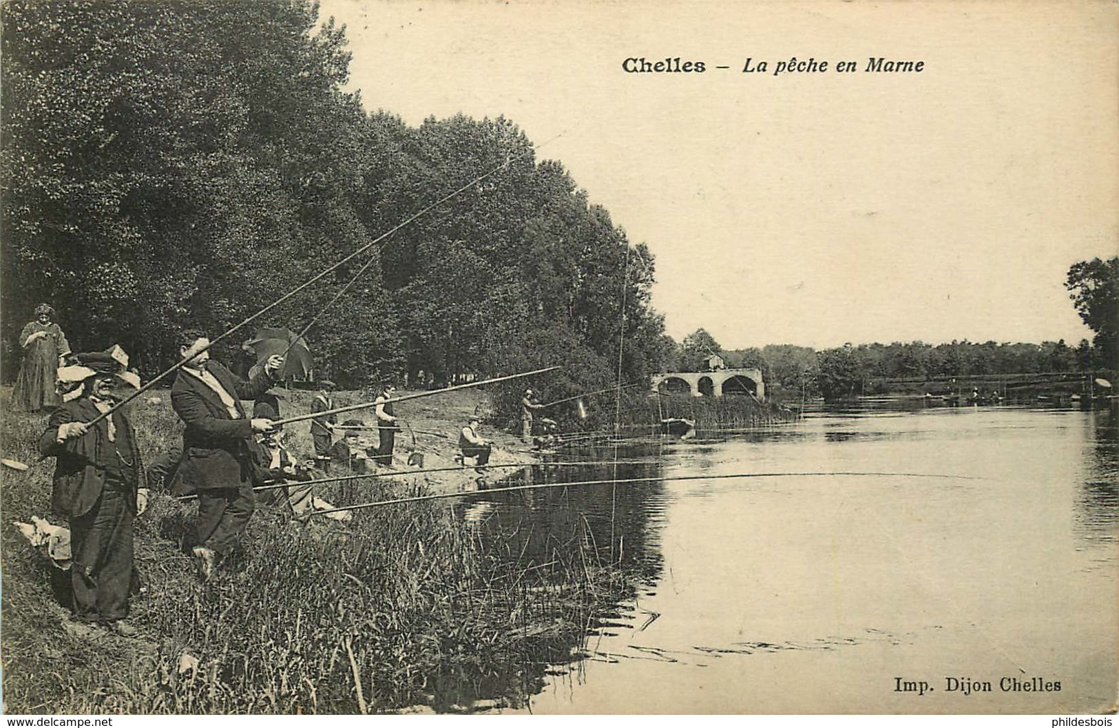 SEINE ET MARNE  CHELLES La Peche En Marne - Chelles