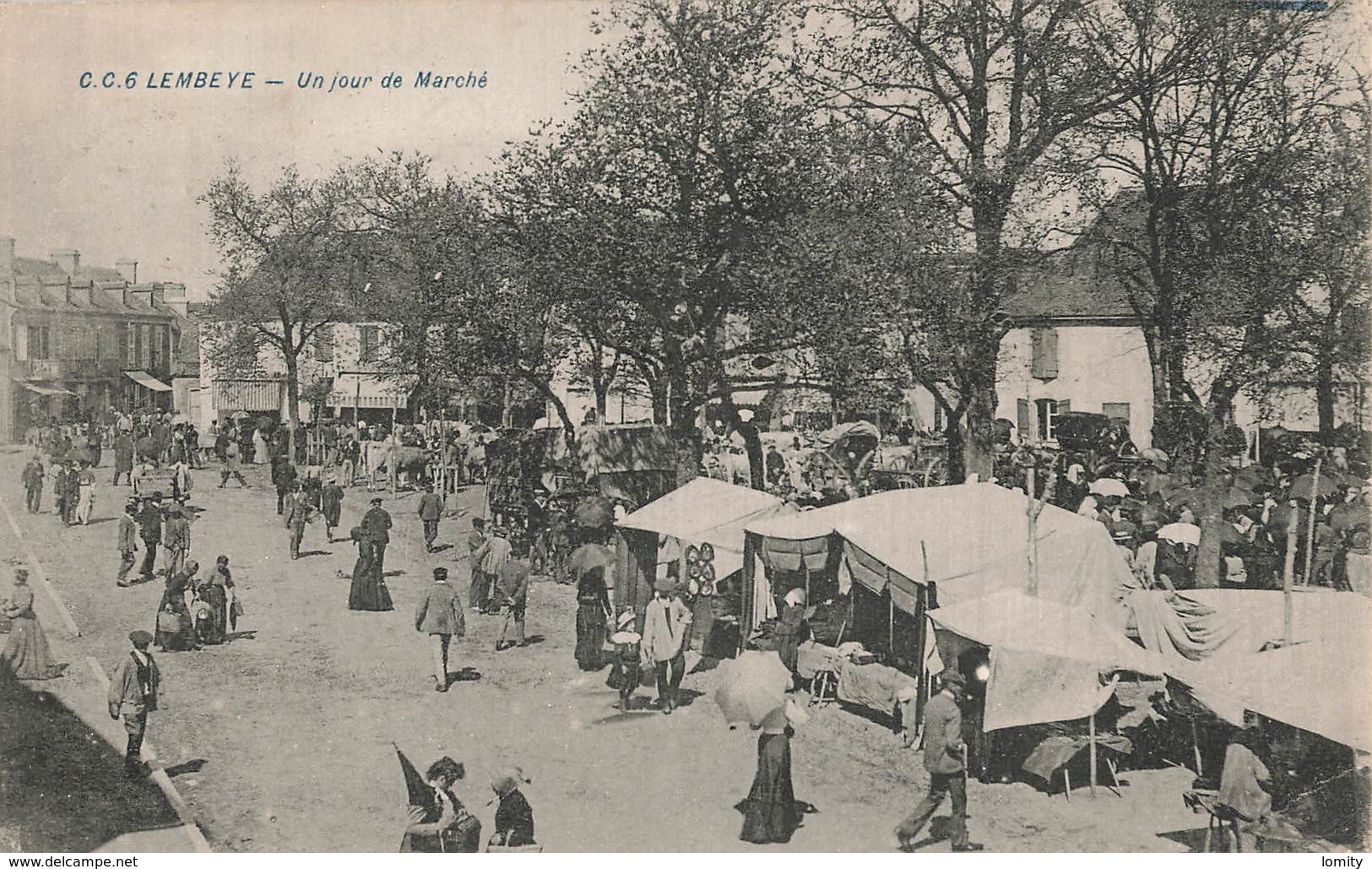 64 Lembeye Un Jour De Marché - Lembeye