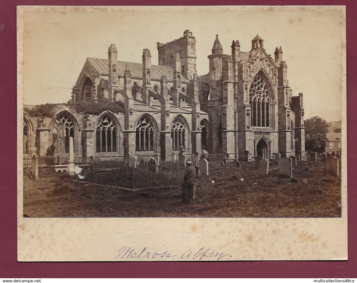 270520 - PHOTO ANCIENNE - ROYAUME UNI ECOSSE Melrose Abbey - Roxburghshire