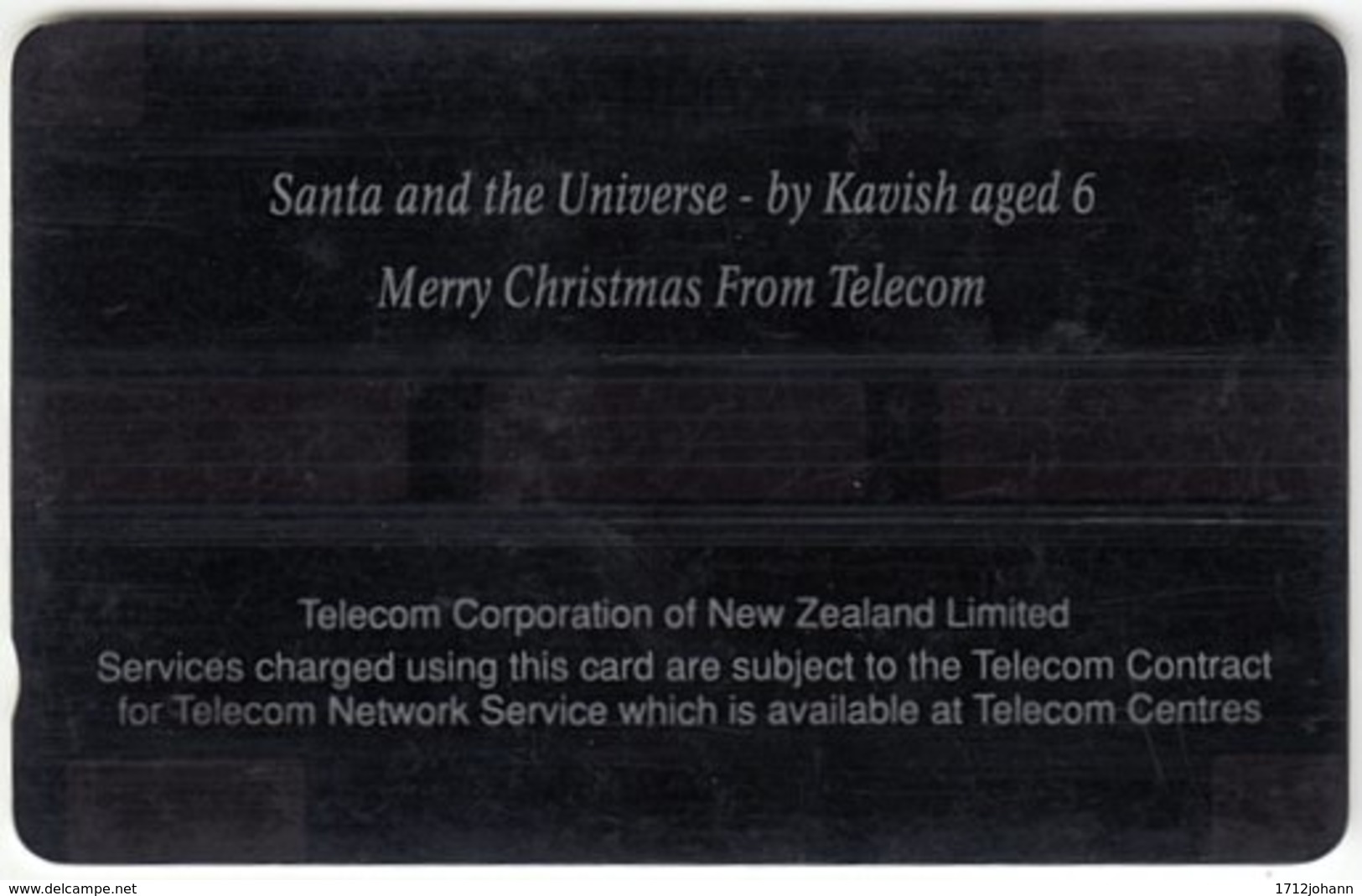 NEW ZEALAND A-617 Magnetic Telecom - Child Drawing - Used - Nuova Zelanda