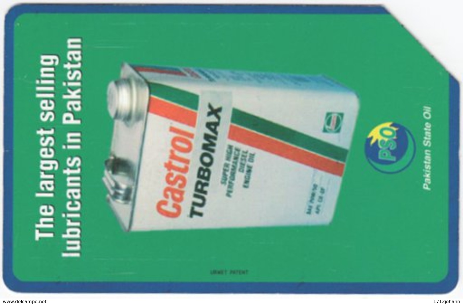 PAKISTAN A-150 Magnetic Telips - Advertising, Motor Oil - Used - Pakistan