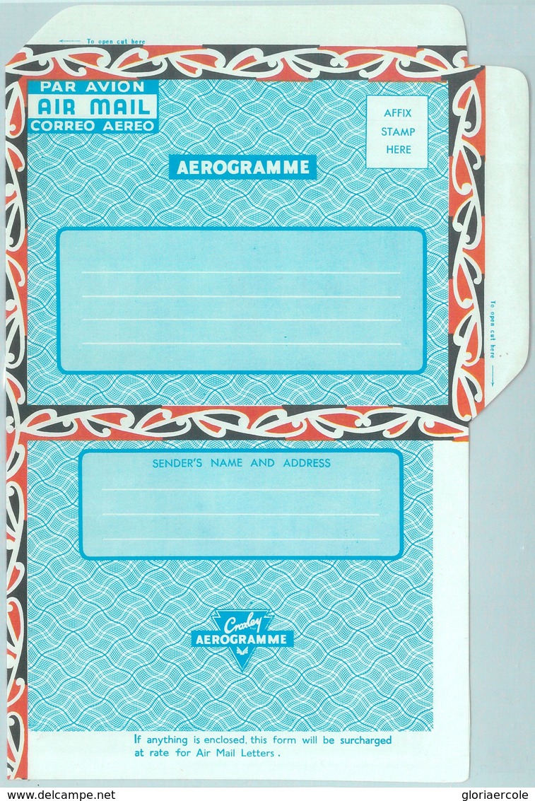 84394 - NEW ZEALAND - Postal History - AEROGRAMME Air Letter - Postal Stationery