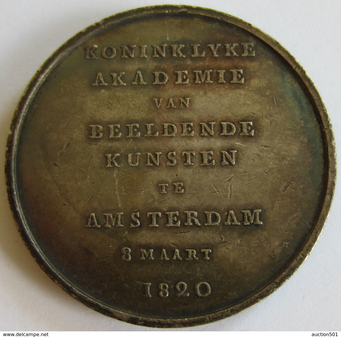 AG01858  WILLEM KONING DER NEDERLANDEN  - 1820 - Son Buste (Ag34g) - Royal/Of Nobility