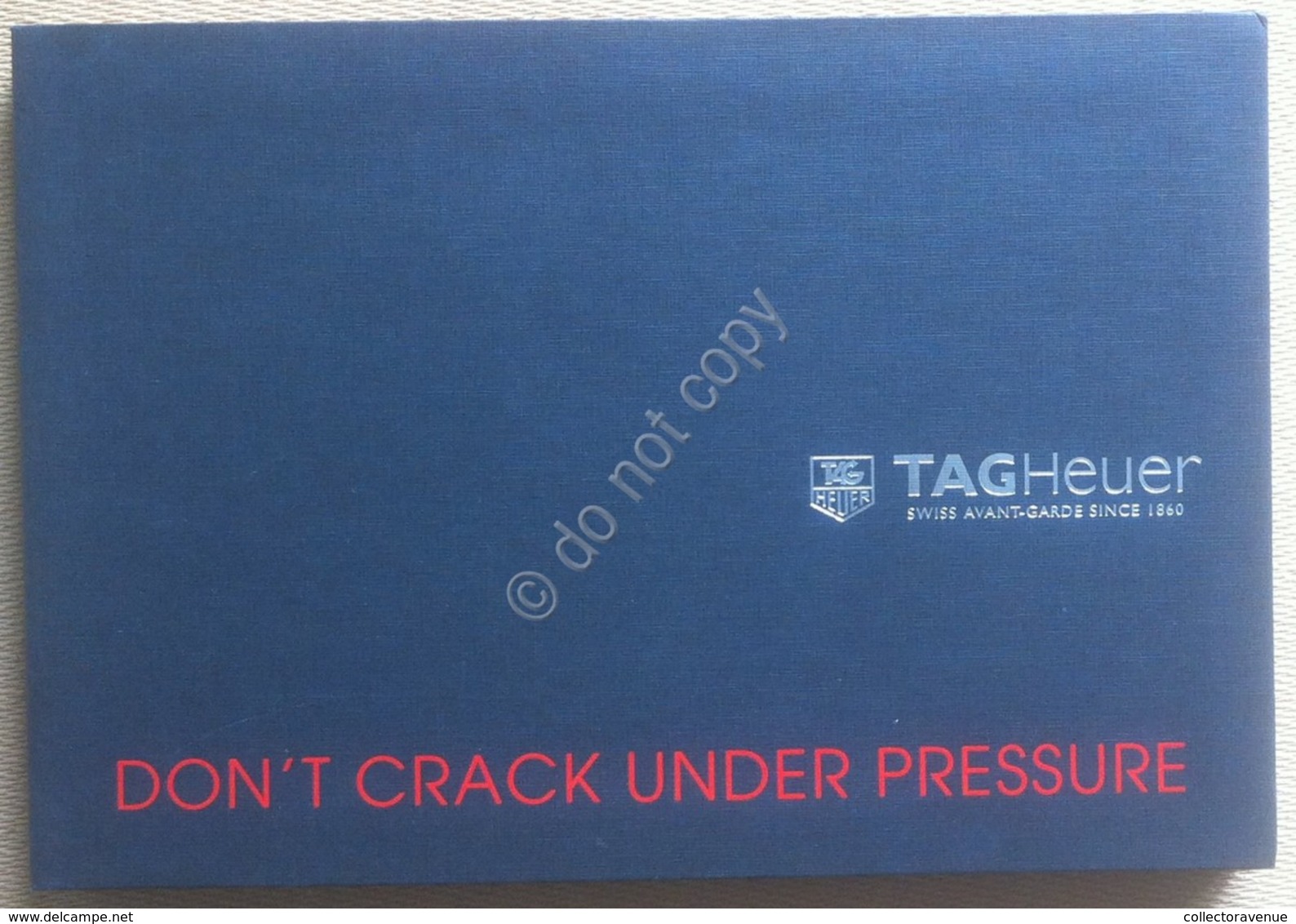 Catalogo Orologi - Watch Catalog - Tag Heuer 2014 - Don't Crack Under Pressure - Autres & Non Classés