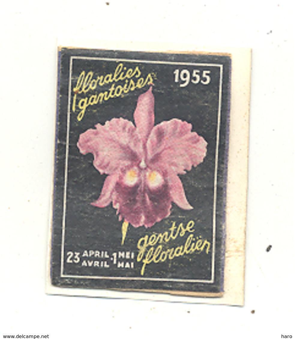 Façade De Boîte D'allumettes  - Floralies Gantoises / Gentse Floralien 1955 (RMT) - Matchbox Labels