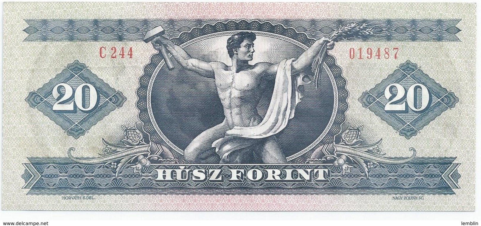 20 FORINT 1980 - Hongrie