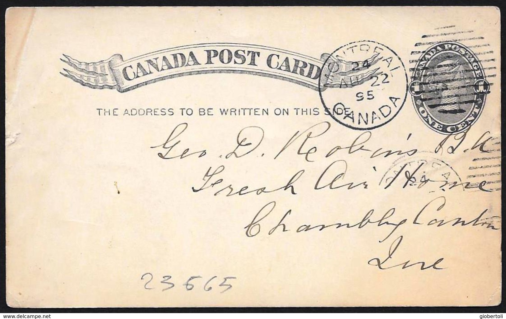 Canada: Intero, Stationery, Entier - 1860-1899 Reinado De Victoria