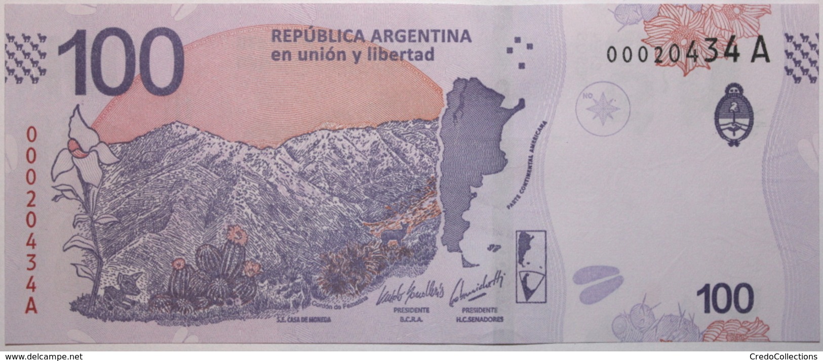 Argentine - 100 Pesos - 2018 - PICK 363 Aa - NEUF - Argentine