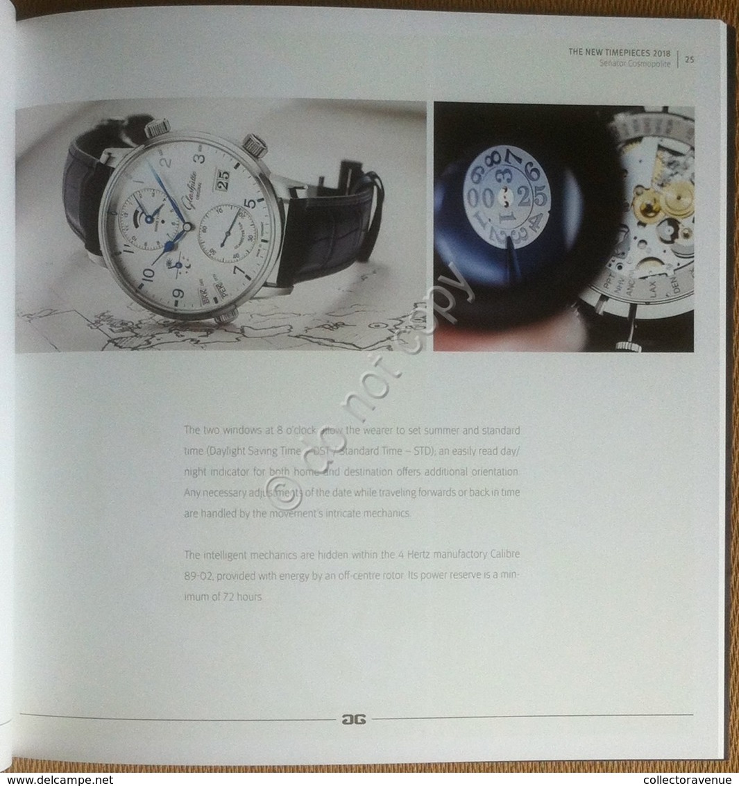 Catalogo Orologi - Watch Catalog - Glashütte Original 2018 - Con Listino Prezzi - Andere & Zonder Classificatie