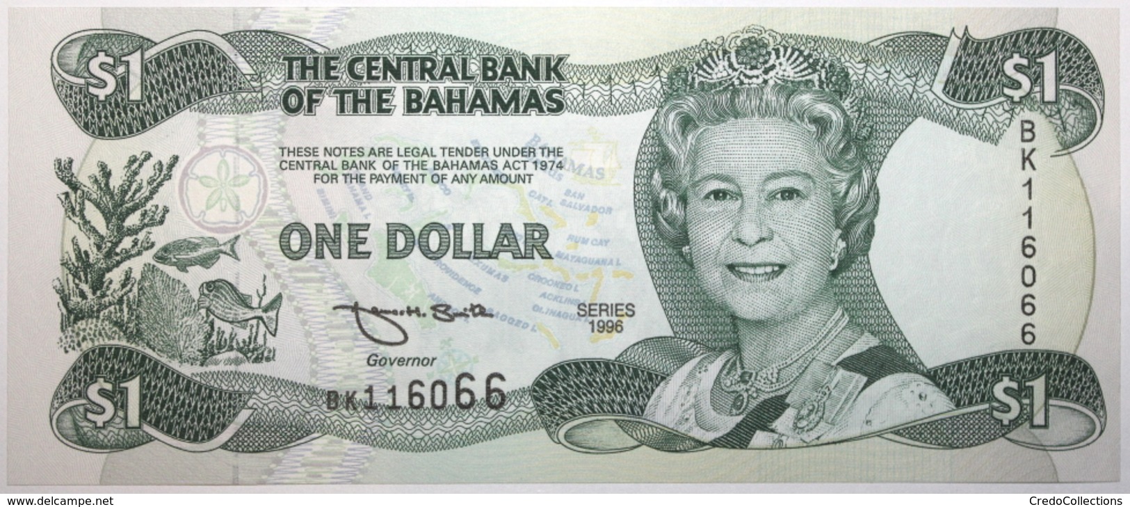 Bahamas - 1 Dollar - 1996 - PICK 57 - NEUF - Bahamas