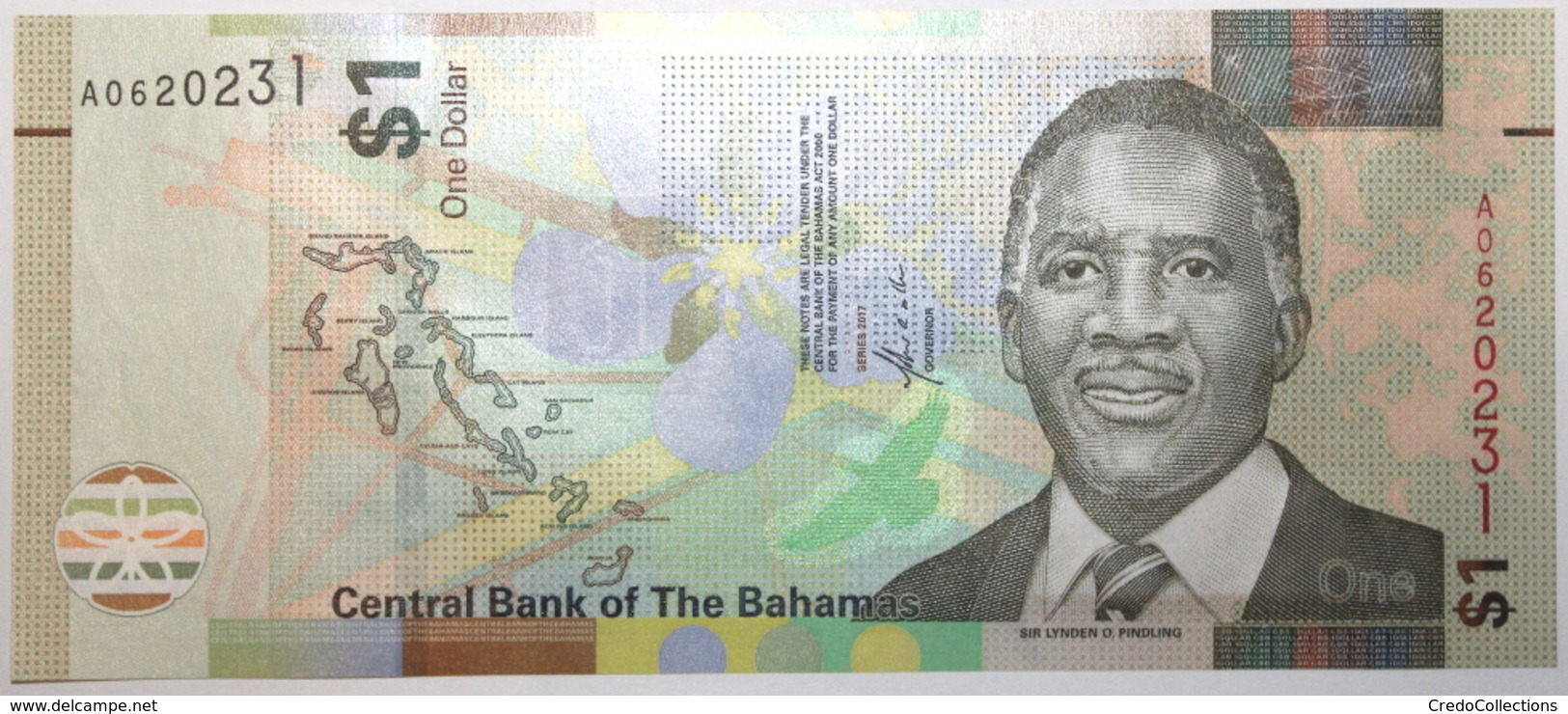 Bahamas - 1 Dollar - 2017 - PICK 77a - NEUF - Bahamas