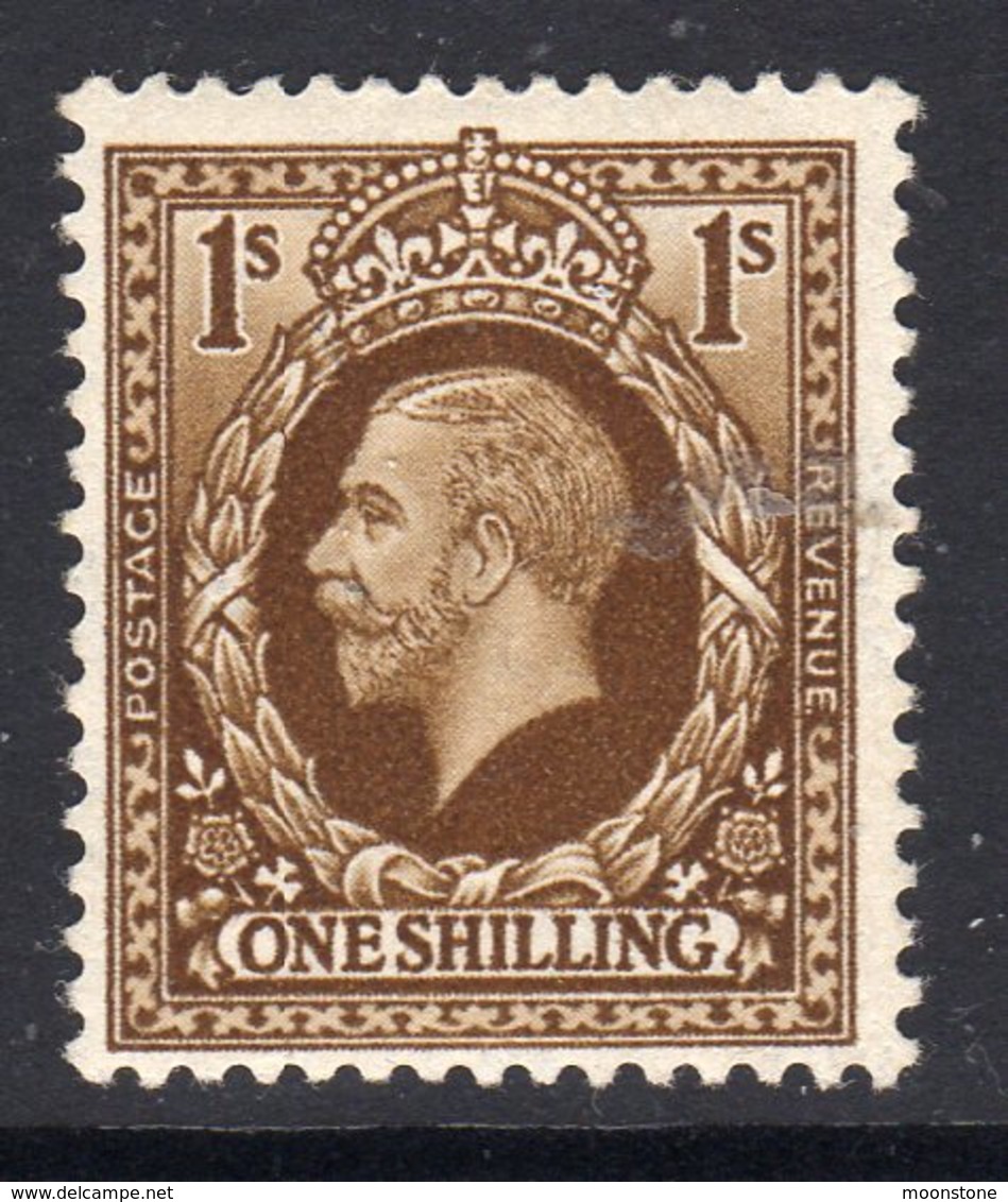 Great Britain GB George V 1934-6 1/- Photogravure, Lightly Hinged Mint, SG 449 - Unused Stamps