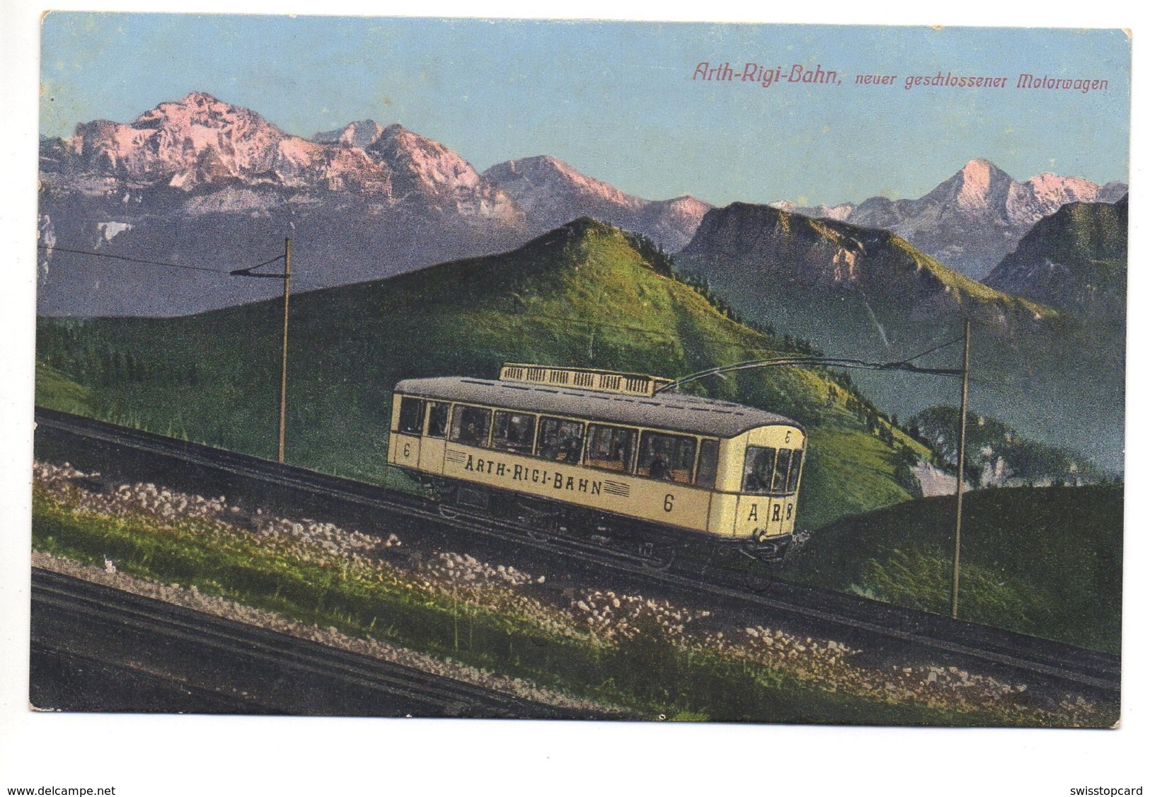 ARTH-RIGI-BAHN Neuer Geschlossener Motorwagen - Arth