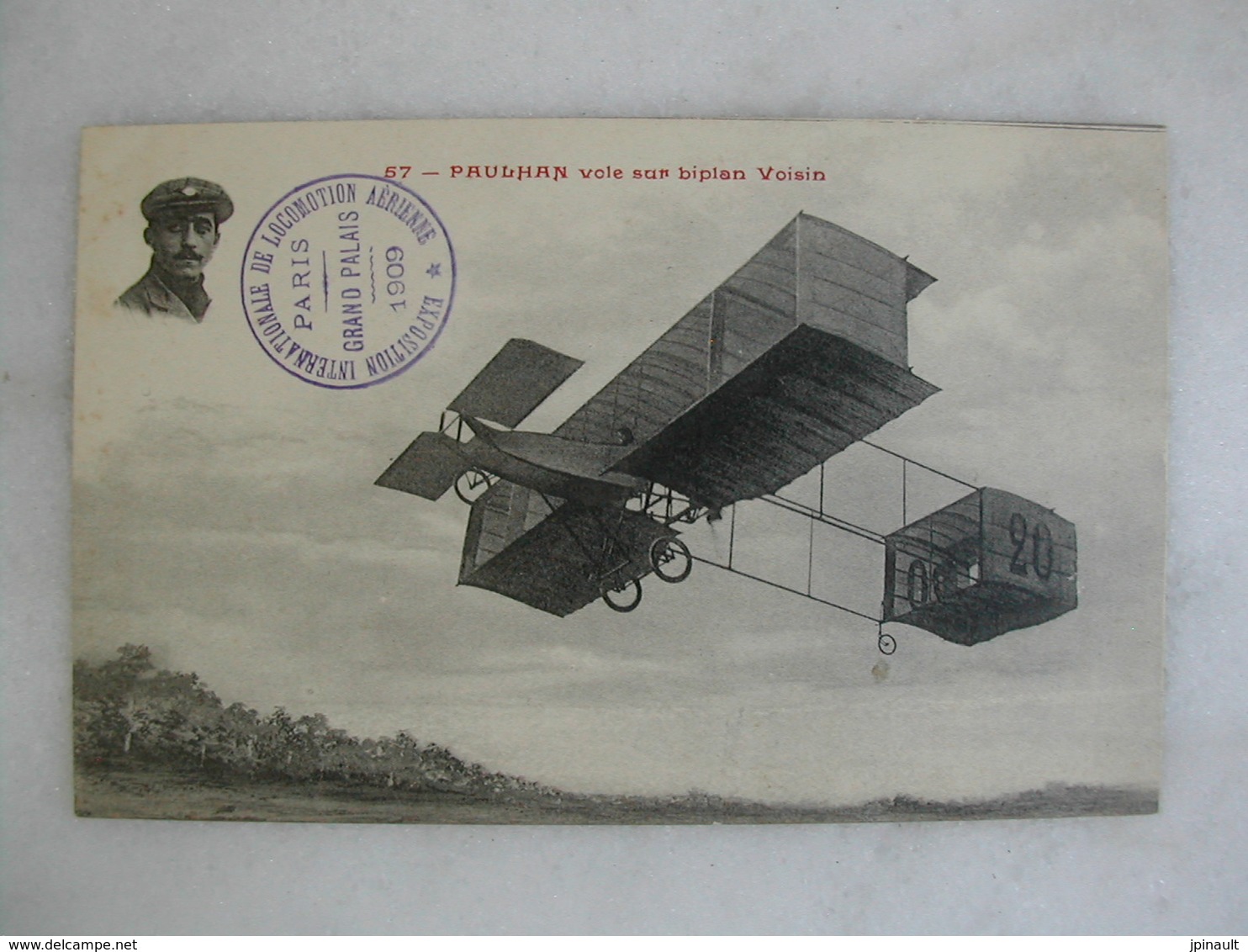 AVIATION - Paulhan Vole Sur Biplan Voisin - Aviateurs