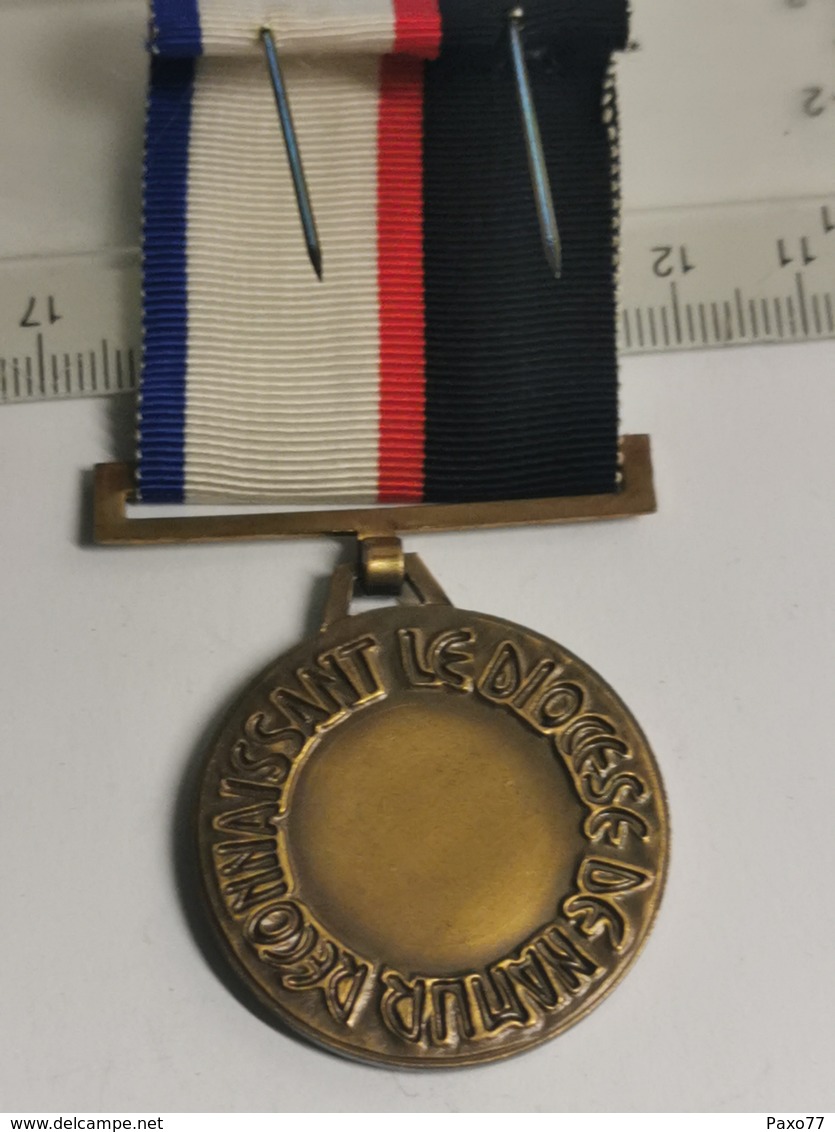 Belgique Médaille, Reconnaissance Diocese De Namur - Unternehmen