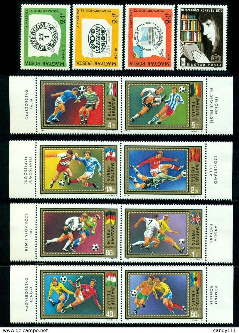 1972 Hungary,Ungarn,Hongrie,Ungheria,Ungaria,Year Set/JG =93 Stamps+7 S/s,MNH - Ganze Jahrgänge