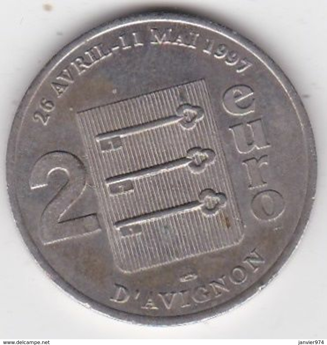 2 Euro Avignon. Le Pont D’Avignon 1997 - Euros Des Villes