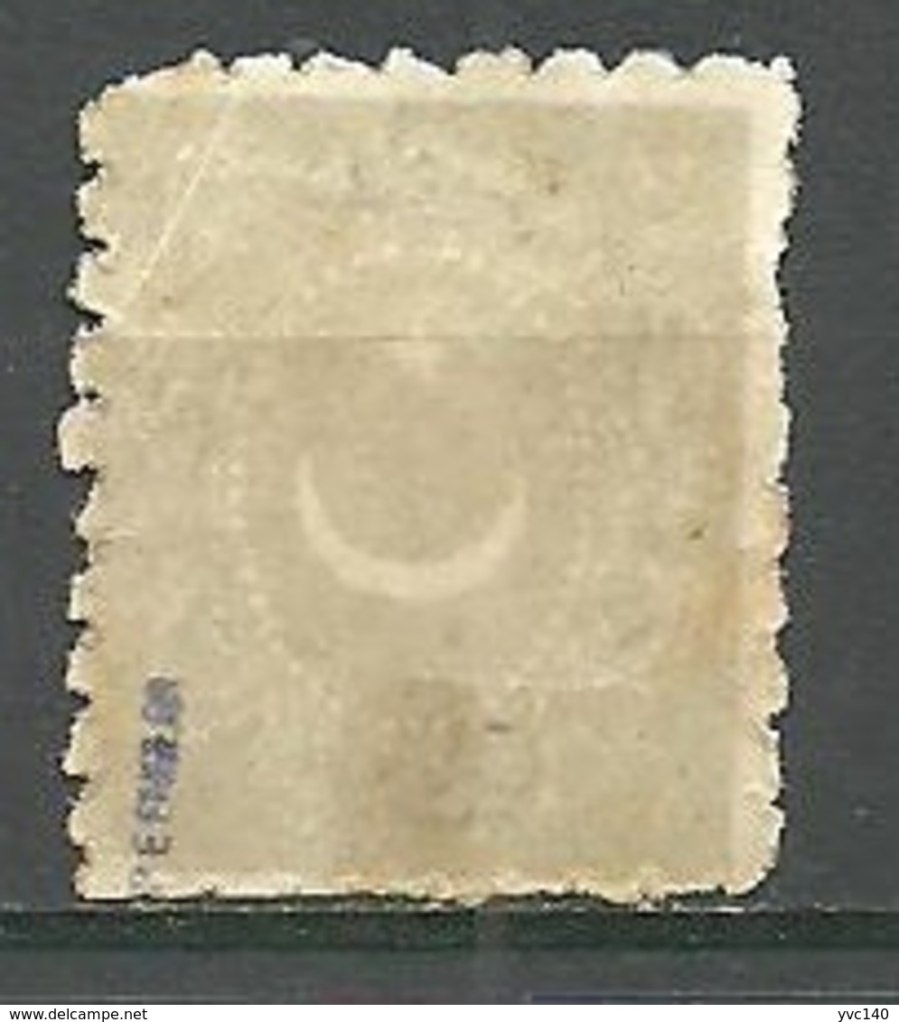 Turkey; 1869 Duloz Postage Stamp 10 P. Irregular Perf. Type III (Signed) - Ongebruikt