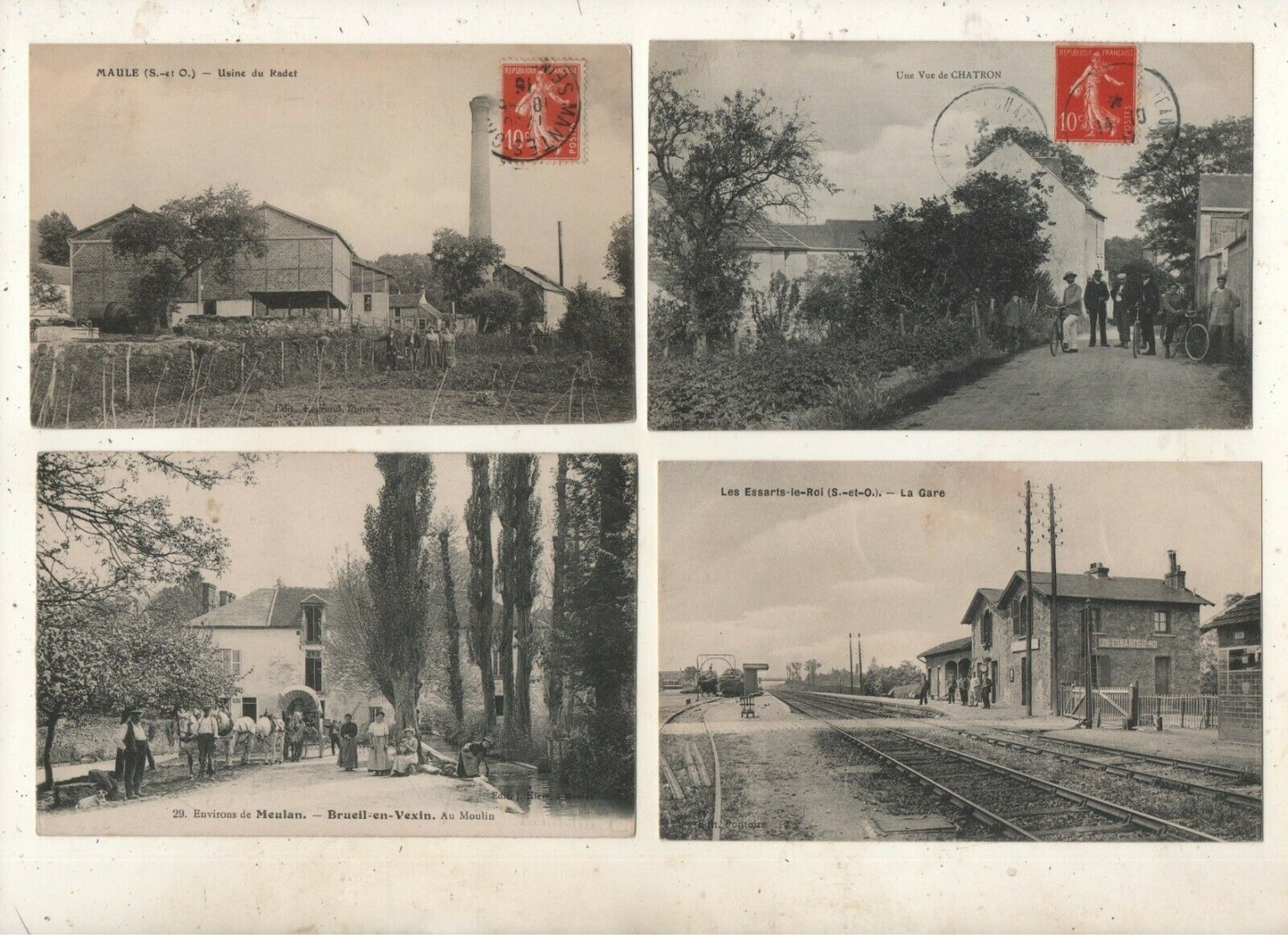 Lot De 247 CPA Sur Les Yvelines  78 - 100 - 499 Postcards