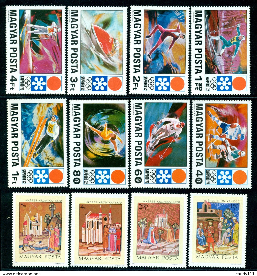 1971 Hungary,Ungarn,Hongrie,Ungheria,Ungaria,Year Set/JG =67 Stamps+10 S/s,MNH - Années Complètes