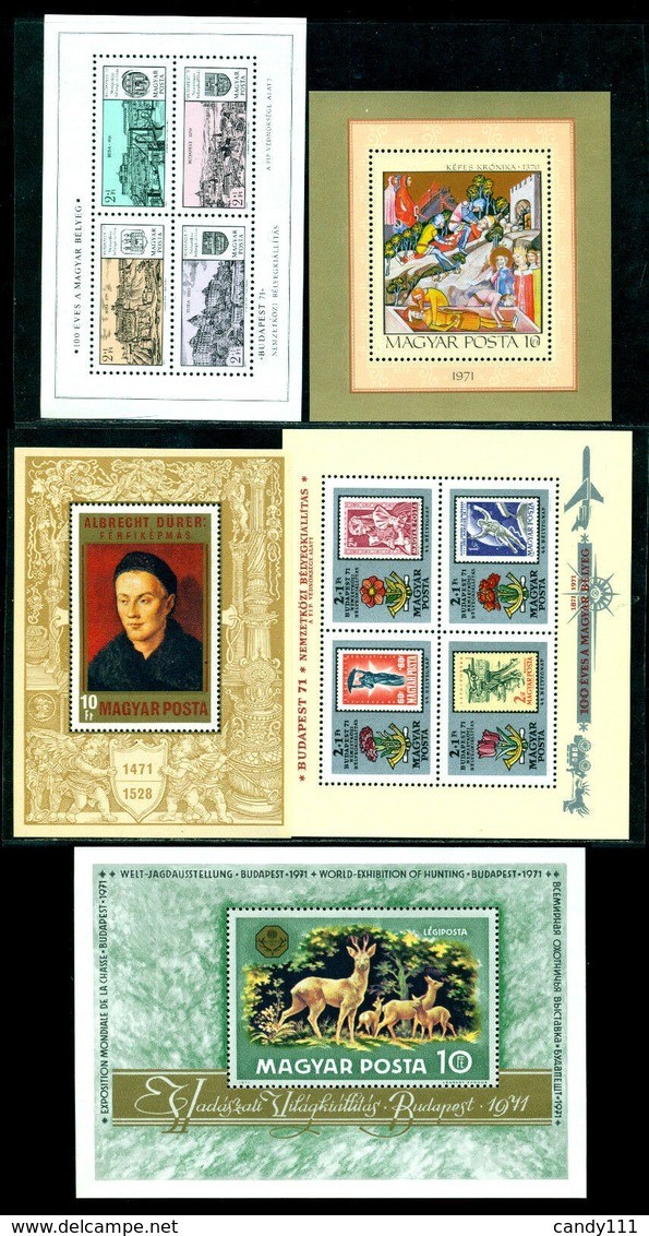 1971 Hungary,Ungarn,Hongrie,Ungheria,Ungaria,Year set/JG =67 stamps+10 s/s,MNH