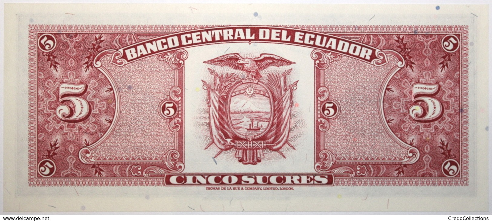Équateur - 5 Sucres - 1988 - PICK 113d.1 - NEUF - Ecuador