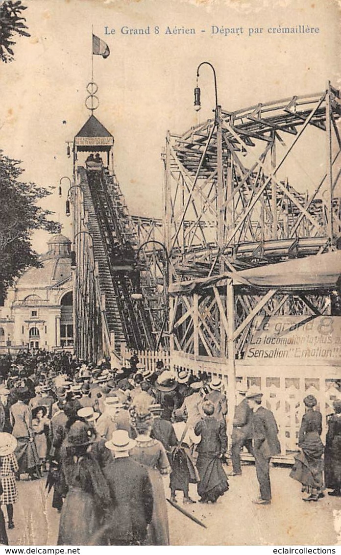 Thème: Manège - Fête Foraine :    Le Grand 8 Aérien             (Voir Scan) - Other & Unclassified