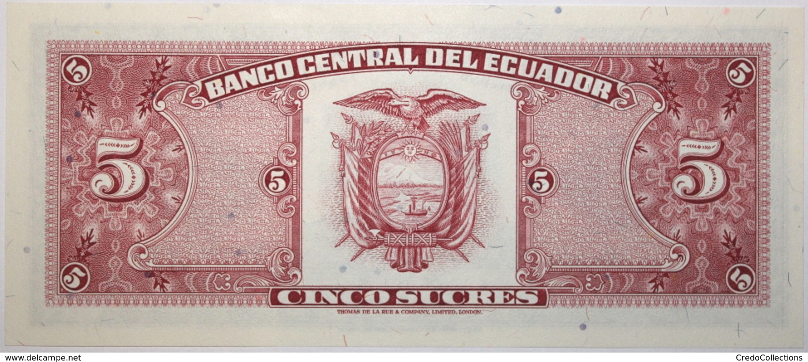 Équateur - 5 Sucres - 1988 - PICK 113d.3 - NEUF - Ecuador