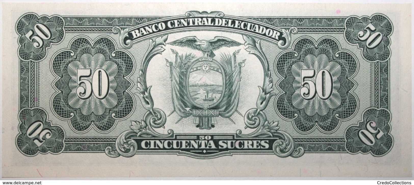 Équateur - 50 Sucres - 1984 - PICK 122a.6 - NEUF - Ecuador