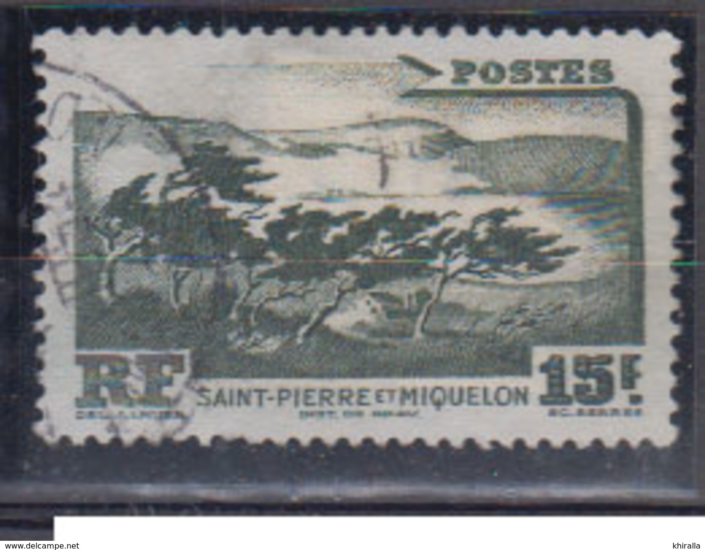 St. Pierre Et Miquelo      1947               N ° 341           COTE       4 € 80           ( E 204 ) - Gebruikt