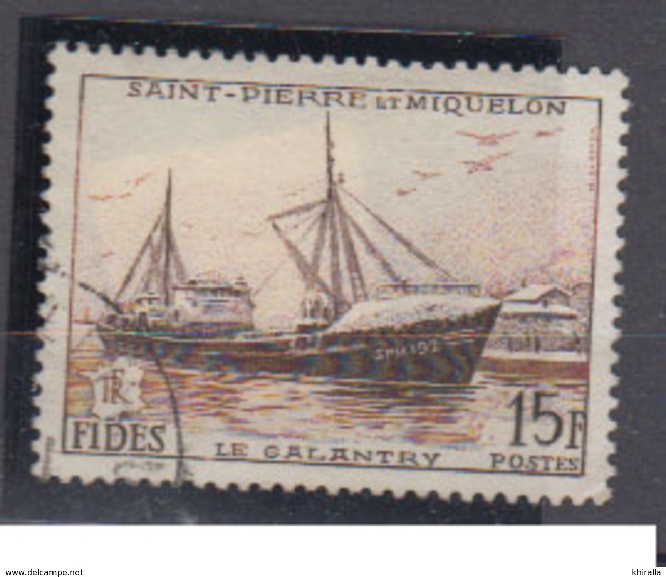 St. Pierre Et Miquelo      1956               N ° 362           COTE       4 € 00           ( E 205 ) - Gebruikt