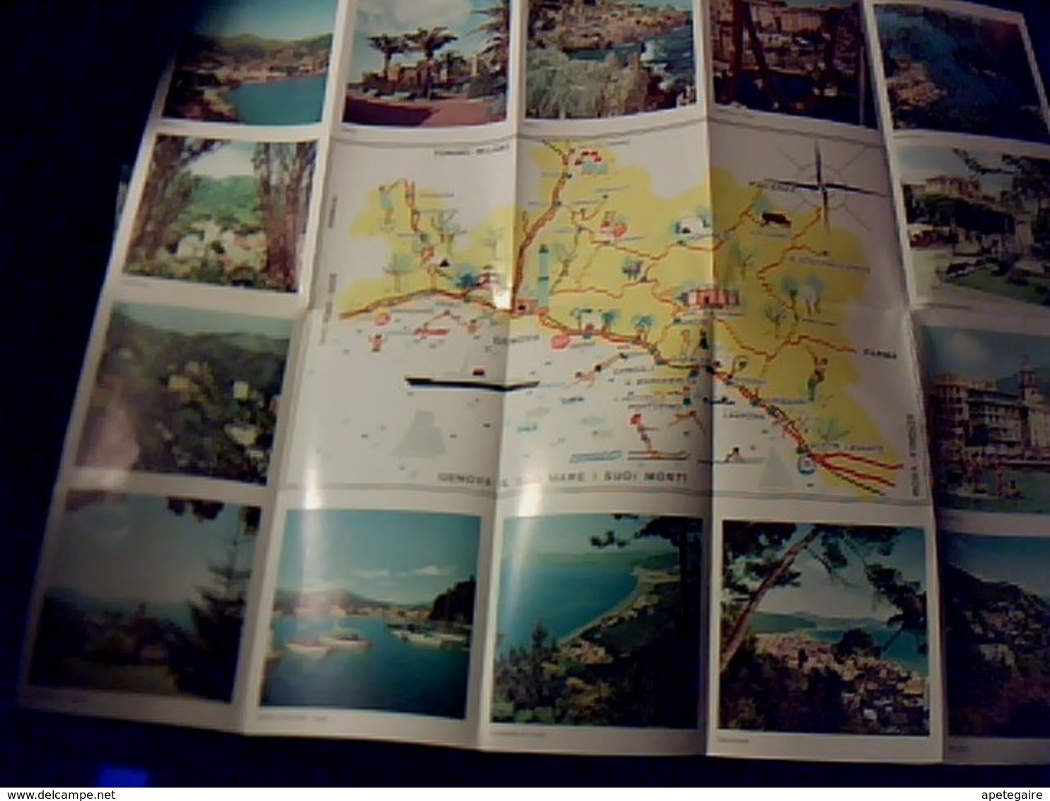 Italie Vieux Papiers  Livret Touristique  Genova  écrit En Italien " Il Suo Mare I Suoi Monti " Année 1959 - Dépliants Touristiques