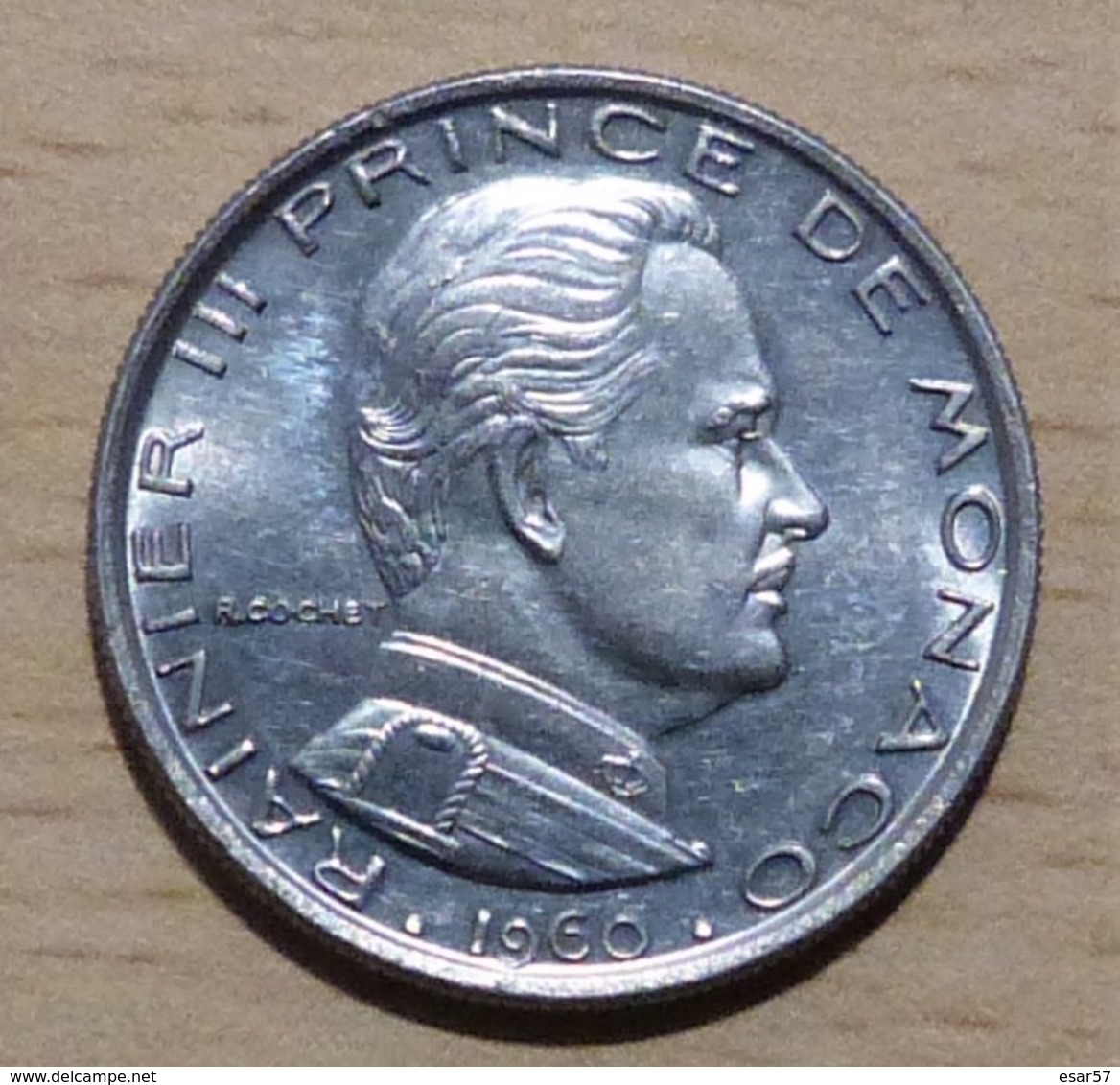 MONACO Rainier III 1 Franc 1960  SUP - 1960-2001 New Francs