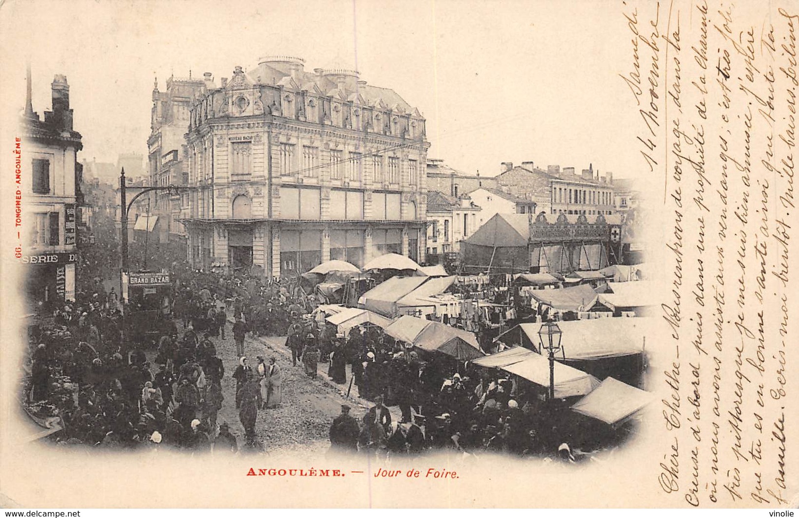 PIE-20-FD-575 : ANGOULEME. EDITION TONGIMED. CARTE PRECURSEUR. JOUR DE FOIRE. - Angouleme