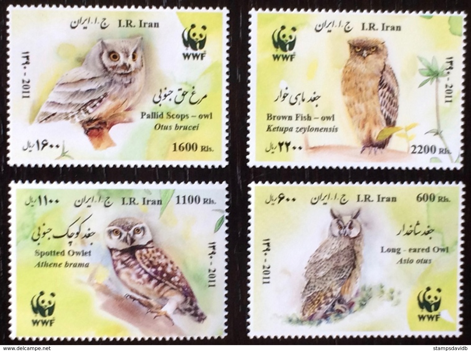 2011	Iran	3251-3254	Owls - Gufi E Civette