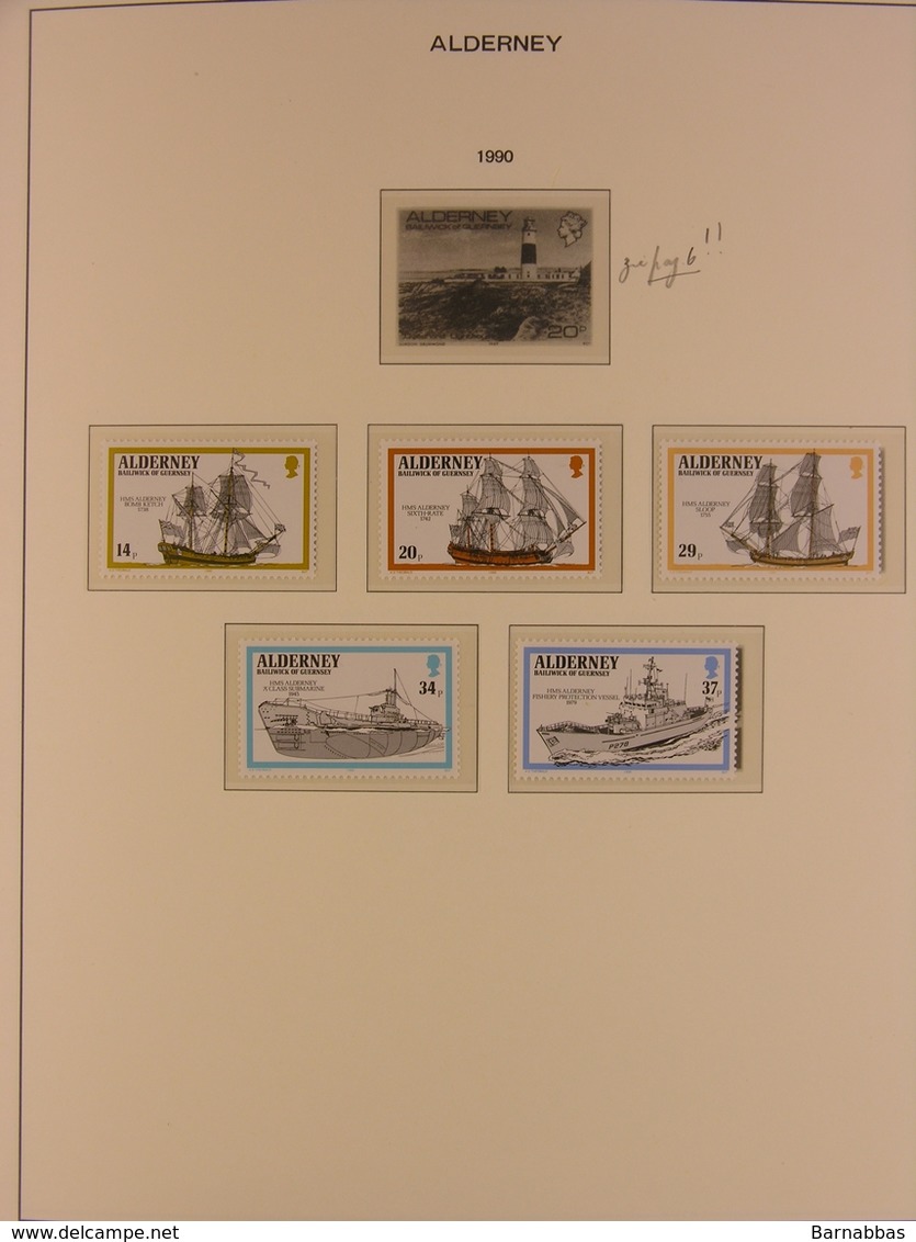 ALDERNEY on albumpages - (3366B) small MNH.collection