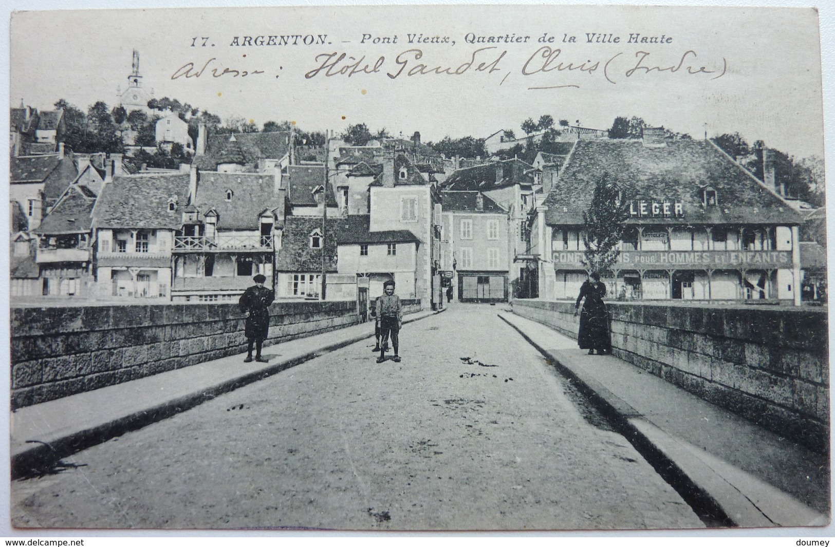 PONT VIEUX , QUARTIER DE LA VILLE HAUTE - ARGENTON - Beaumesnil