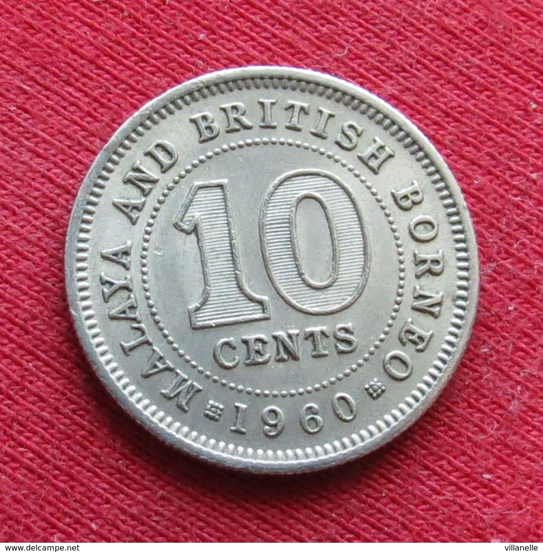 Malaya & British Borneo 10 Cents 1960 Malaia Malaysia Malasia Malaisie Malaysie Wºº - Malaysia