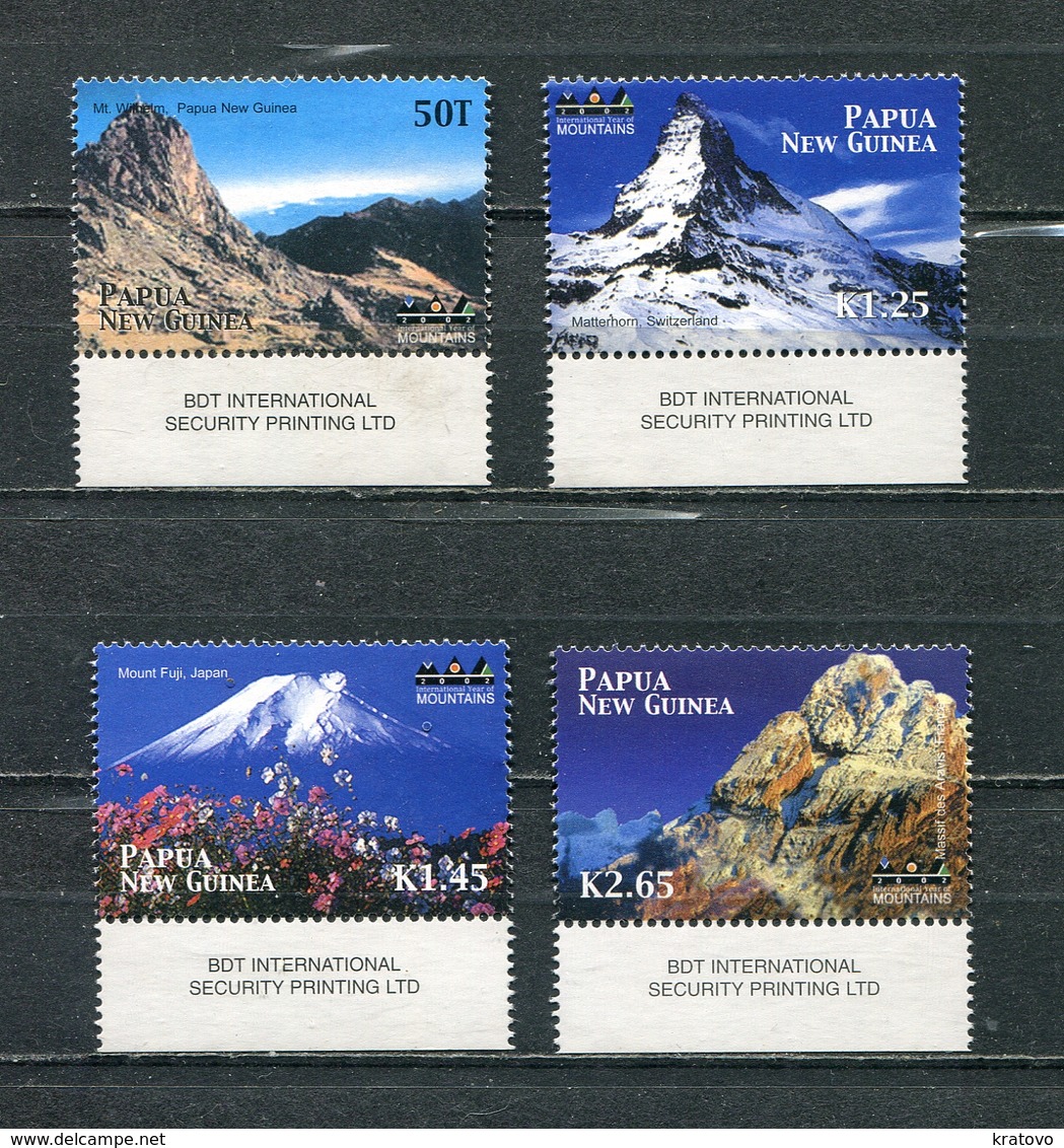 PAPUA NEW GUINEA 2002 Mi # 963 - 966 THE NATURE OF THE MOUNTAIN MNH - Papouasie-Nouvelle-Guinée