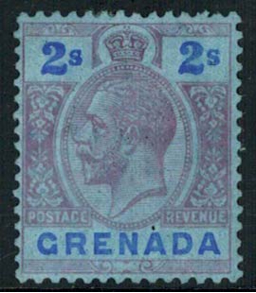 Scott 108   2/- KGV. Unused Hinged. - Grenada (...-1974)