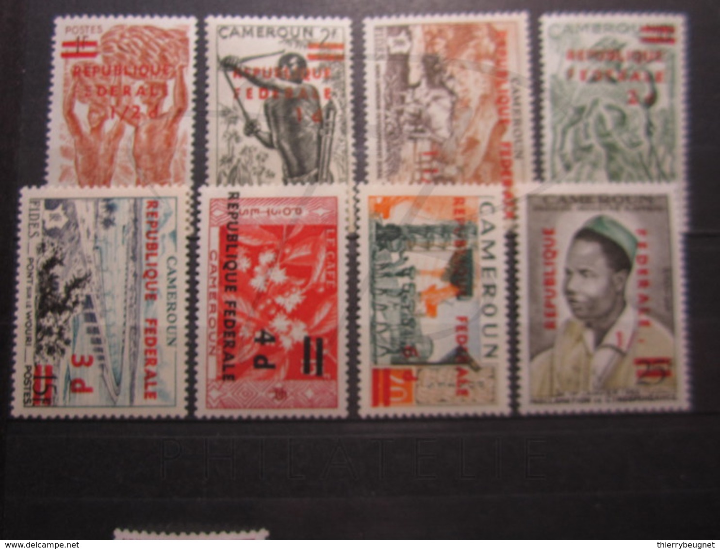 VEND BEAUX TIMBRES DU CAMEROUN N° 320 - 327 , X !!! - Kameroen (1960-...)