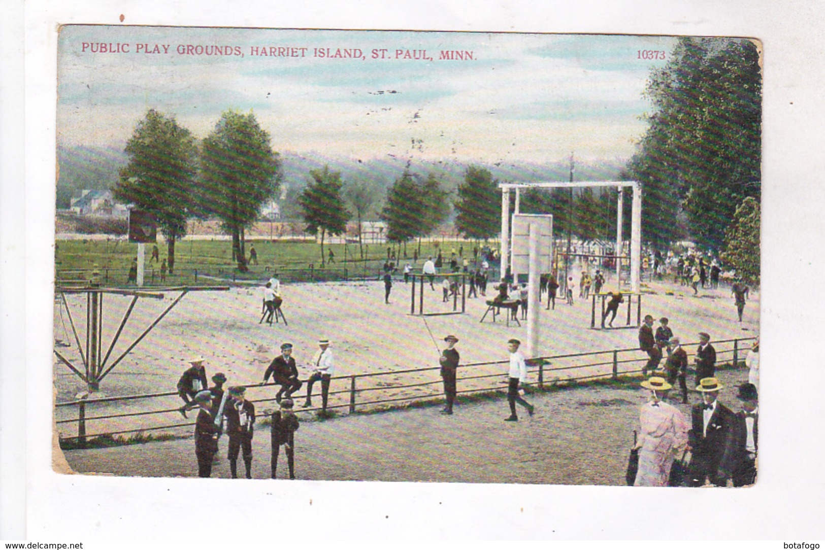 CPA PUBLIC PLAY, GROUNDS, HARRIET ISLAND, ST PAUL, MINN En 1909! - St Paul