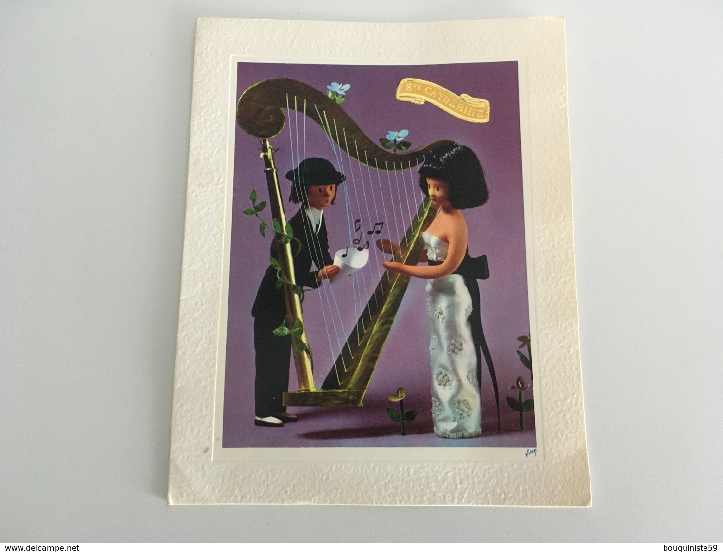 Carte Postale Double Carton  " Les Amoureux De Peynet " Yvon - Peynet