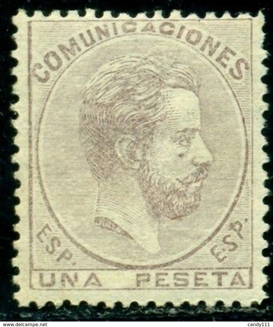 Spain 1872 King Amadeo I,Royalty,Definitive,Mi.118,MLH - Unused Stamps