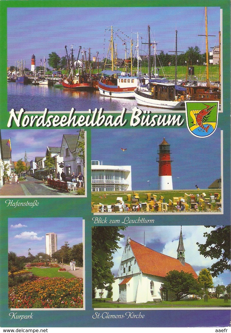 CP Allemagne 2007 - Nordseeheilbad Büsum, Multi-vues - Schleswig-Holstein - Büsum
