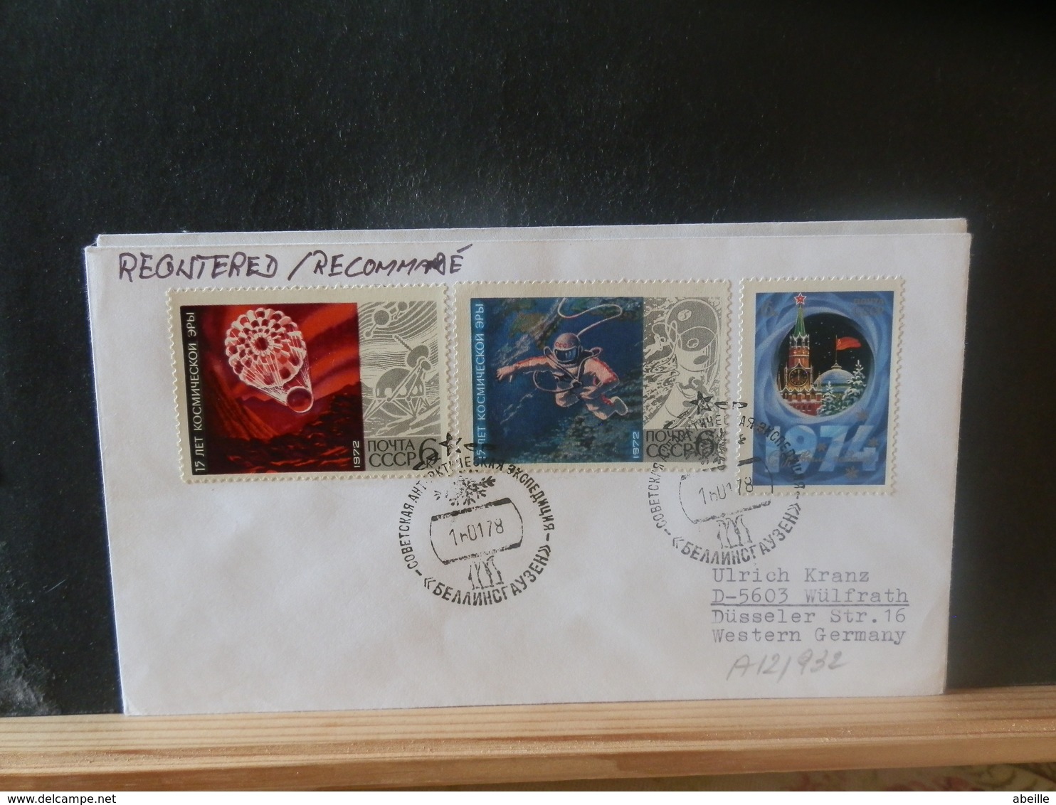 A12/932 ENVELOPPE  RUSSE - Antarctic Wildlife