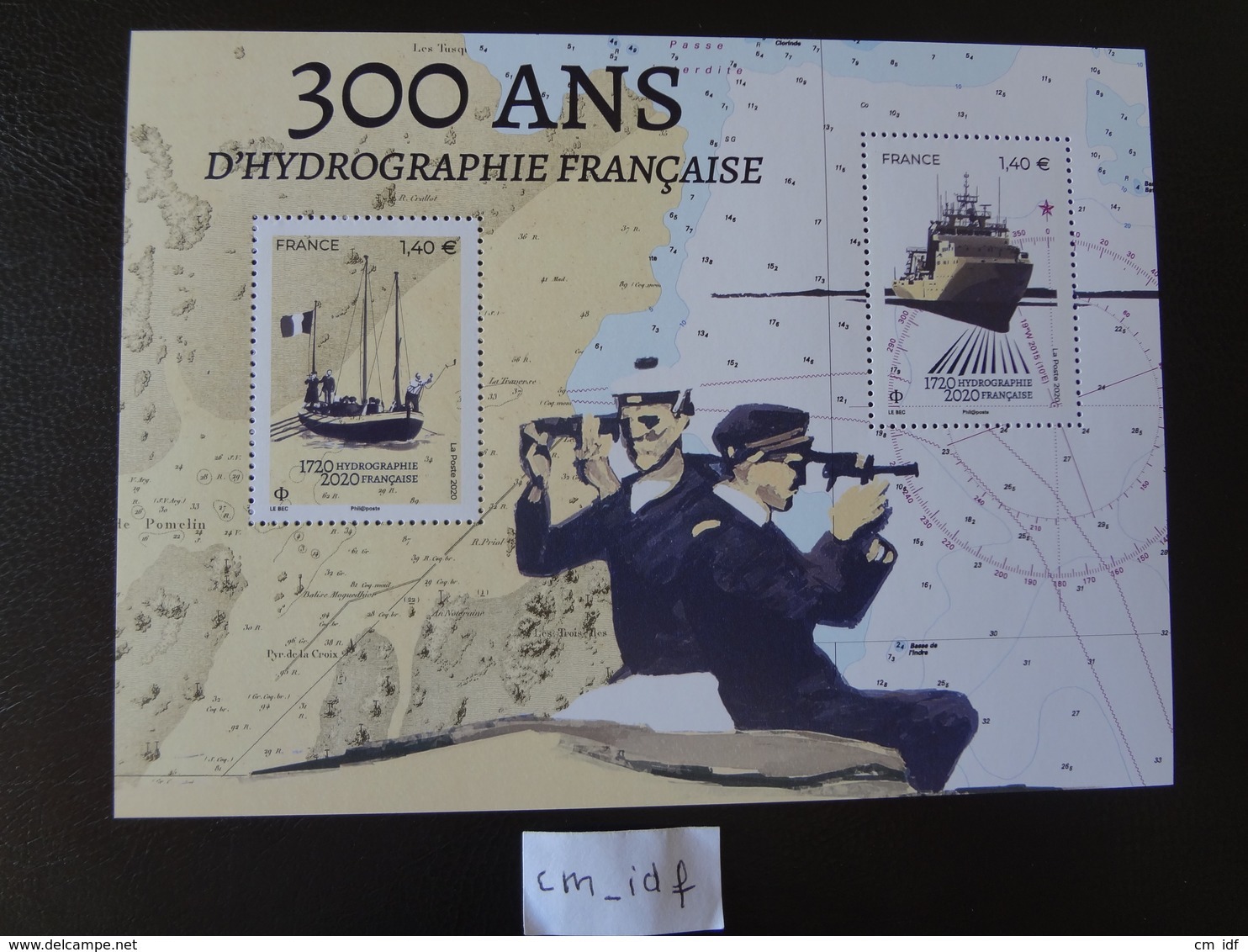 FRANCE 2020 BLOC FEUILLET " 300 ANS D'HYDROGRAPHIE FRANÇAISE 1720 - 2020  "    Neuf** - Nuovi