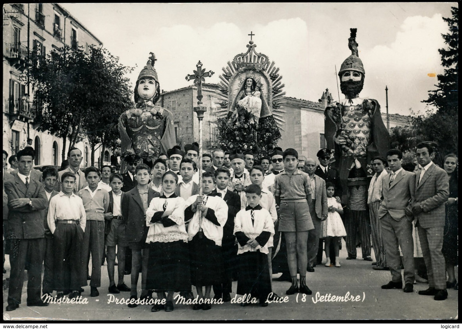 MISTRETTA (MESSINA) PROCESSIONE MADONNA DELLA LUCE (8 SETTEMBRE) 1962 - Messina