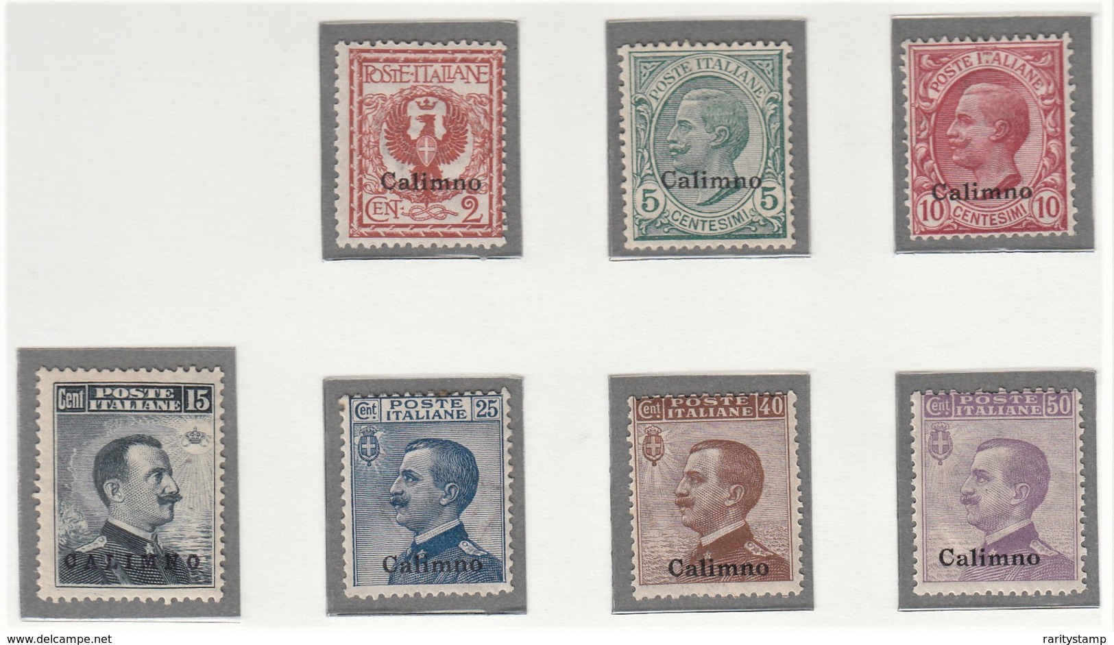 ITALIA 1912  COLONIE E POSSEDIMENTI EGEO CALINO 1912 SASSONE S.45  MNH  CV € 250 - Aegean (Calino)