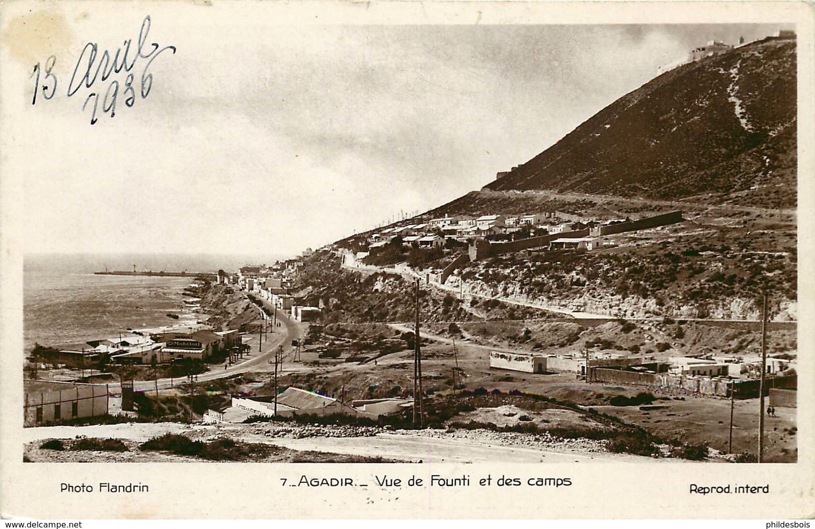 MAROC  AGADIR  Vue Du Founti Et Des Camps - Agadir